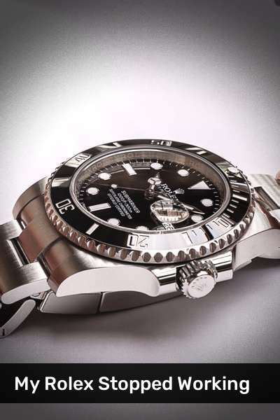 does a rolex stop ticking when you take it off|how to keep Rolex ticking.